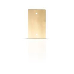 Satin Gold Brass Blank Cover Plate