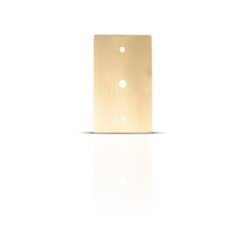 Satin Gold Brass Dimmer Cover Plate