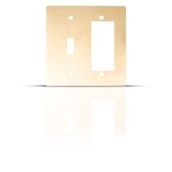 Toggle and GFCI Decora Outlet Combo Plate Cover