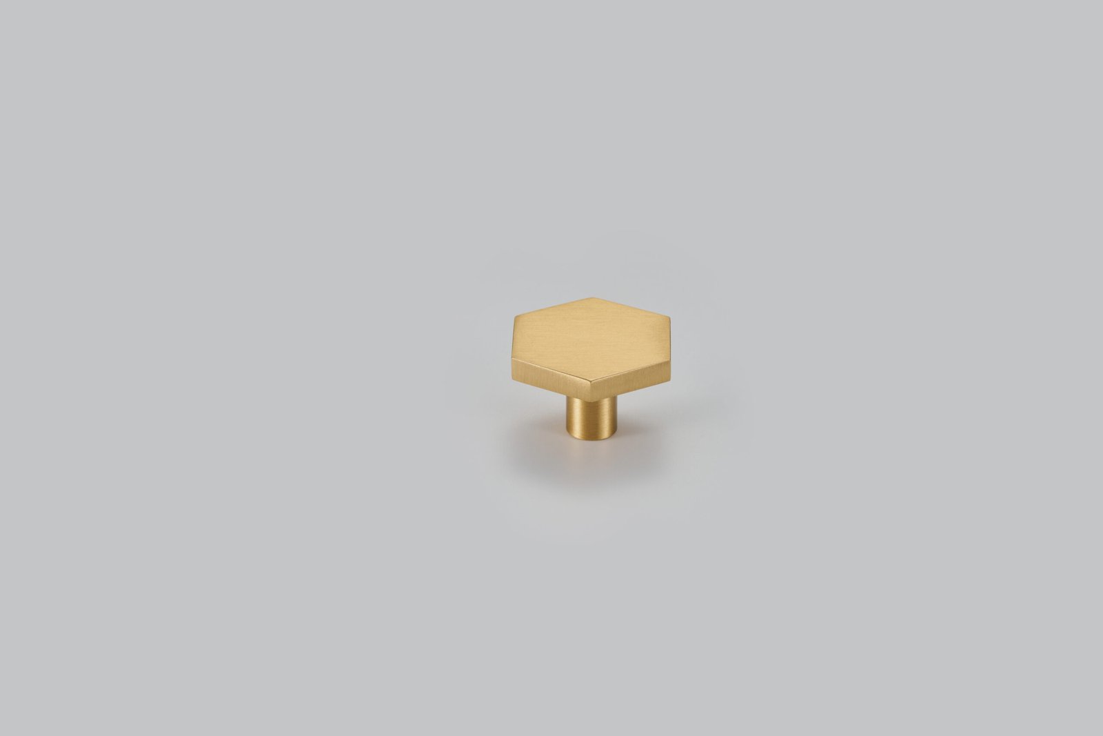 Hexagon Cabinet Knobs - Solid Brass - Image 3