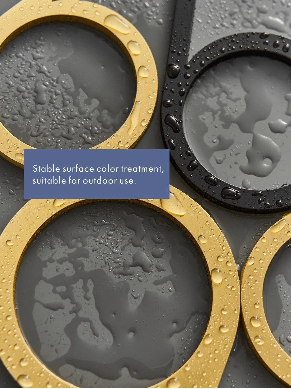 Aged Brass House Number and Letter Sign - Outdoor Weatherproof Address Plaque for Homes - Image 2