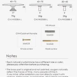 Alternative view of Natural White Turquoise Marble Brass Knob | Decorative Cabinet, Drawer, Door Pull Handle