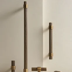 Alternative view of Antique Brass Cabinet Knobs and Door Pulls | Furniture Drawer Handles and T-Bars