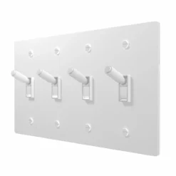 White brass toggle switch