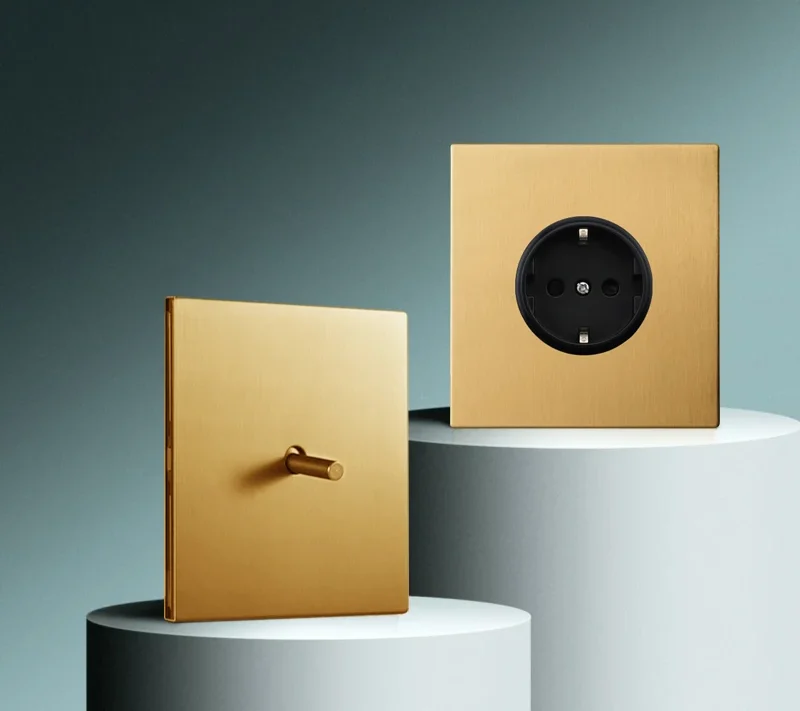 Gold Wall Light Toggle Switch