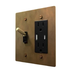 Toggle and outlet combo